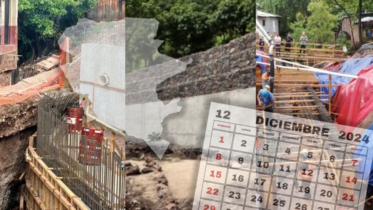 Obras de mitigación en la capital seguirán los próximos meses, anuncia la AMDC