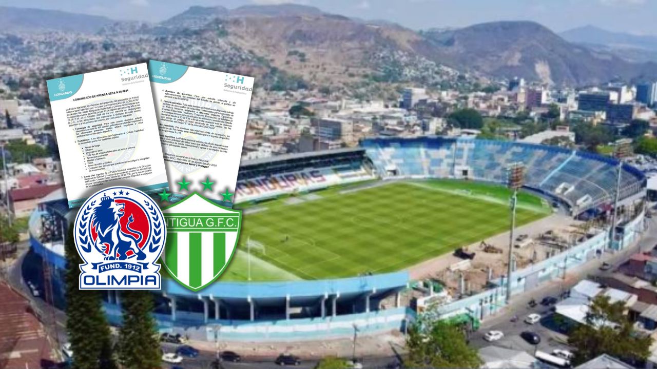 Anuncian cierre de calles en la capital por partido Olimpia vs. Antigua