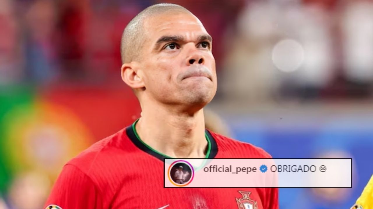 Pepe, jugador portugués, anuncia su retiro del fútbol a los 41 años