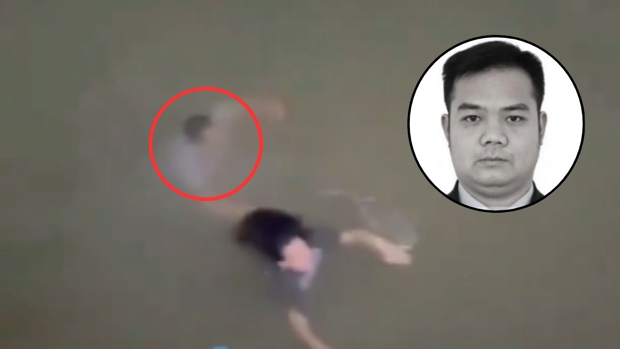 Policía dio su vida para salvar a mujer que se ahogaba en un río