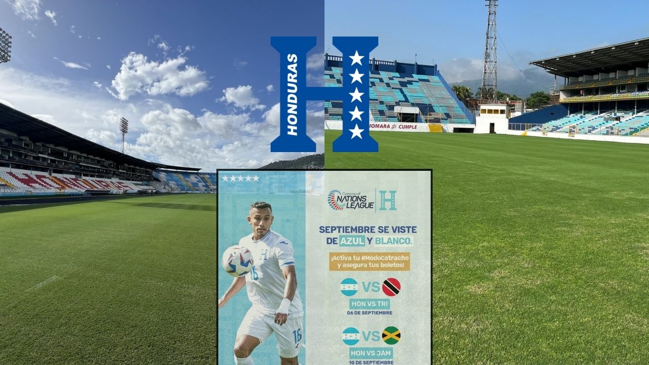 ¿En Tgu. o en SPS? Confirman en qué estadio jugará Honduras la Nation League