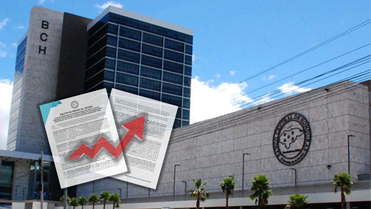 BCH modifica Tasa de Política monetaria a 4% para 'combatir la inflación'