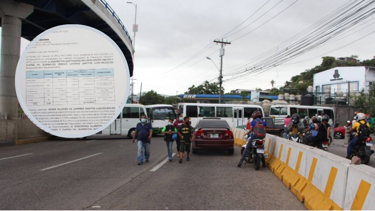 IHTT solicita a Finanzas más de L244 millones para cumplir con el sector transporte