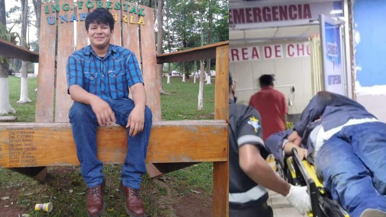 Universitario en La Ceiba es asaltado y tiroteado por ladrones cuando esperaba bus