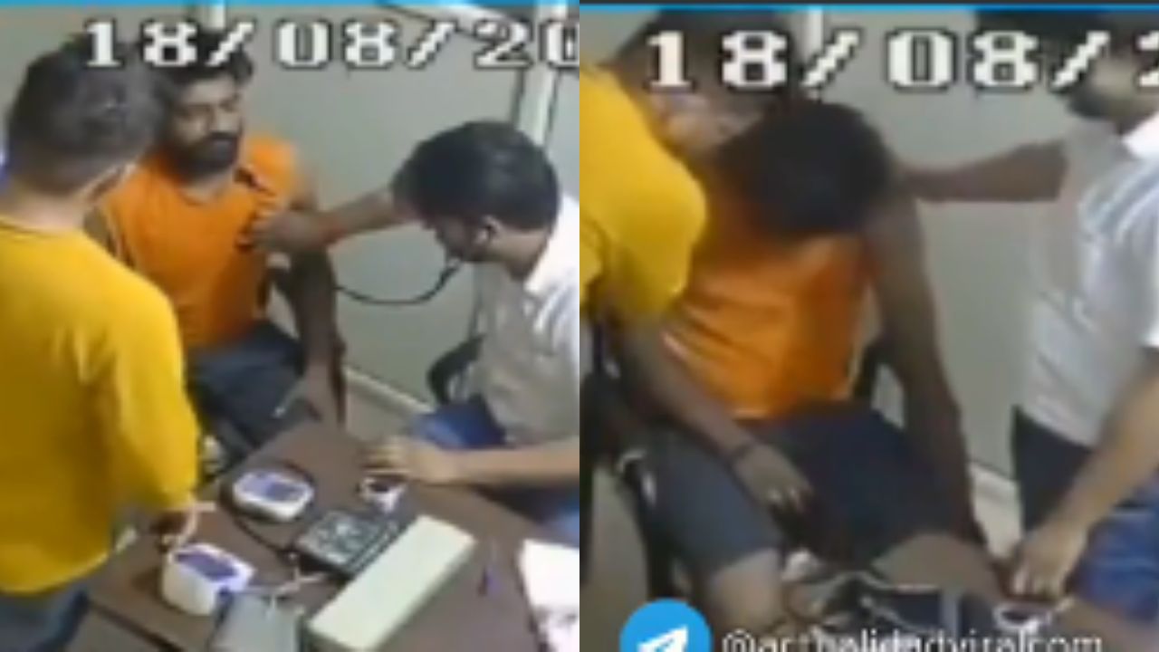 Imagen de Vídeo muestra a hombre sufrir infarto y fallece en consulta con su médico