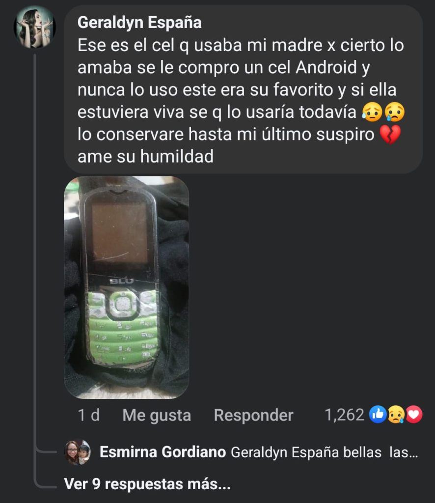 Captura de pantalla donde se lee un comentario del video