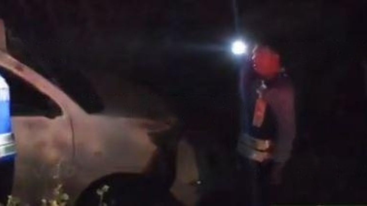 Conductor hondureño sufre accidente al esquivar caer en un bache y arrollar a motociclista