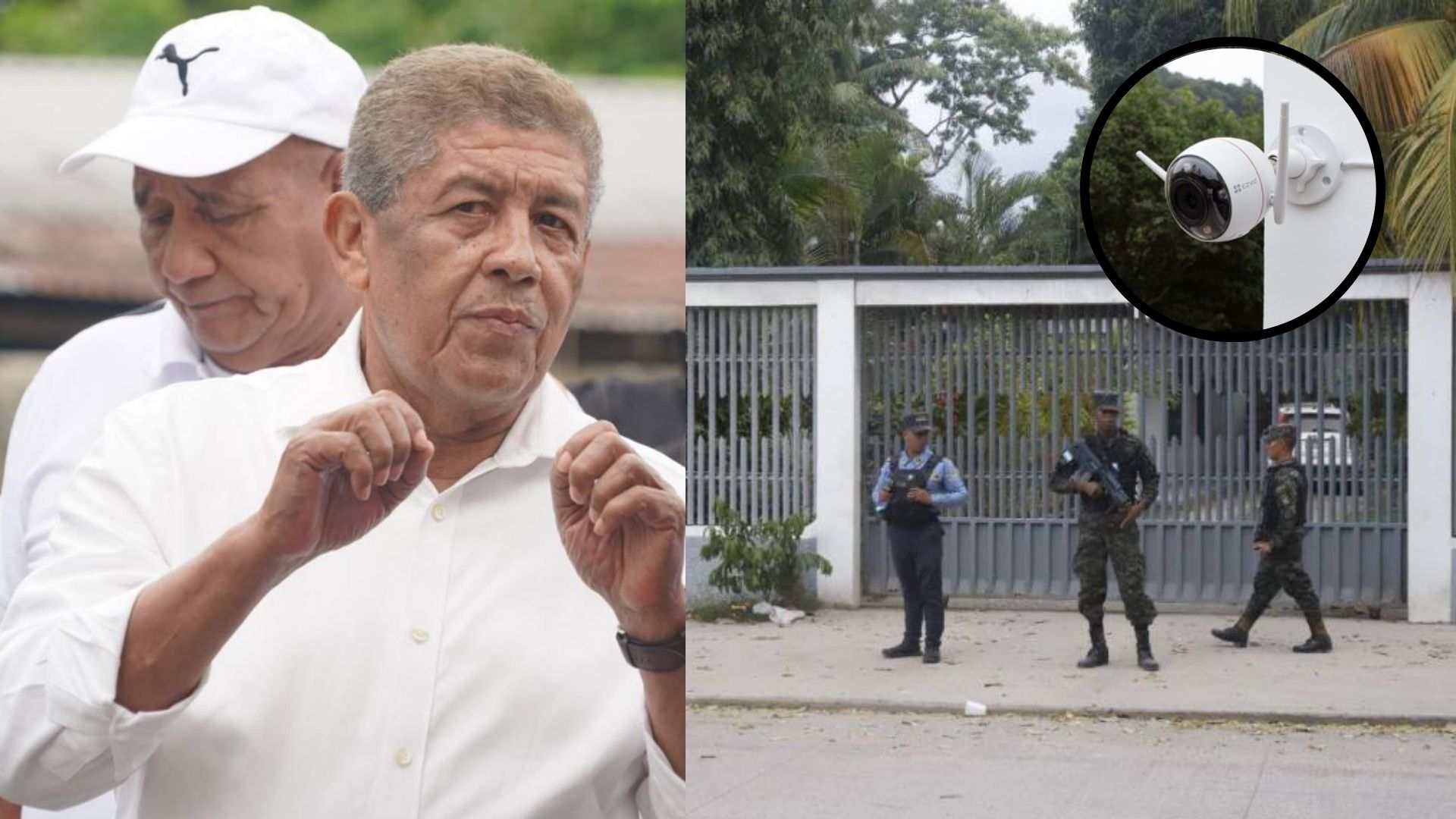 Investigan cámaras de la casa de Adán Fúnez tras allanamiento