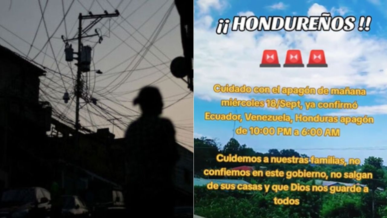 Apagón nacional septiembre 2024 en Honduras, ¿es verdad que habrá un mega corte de luz?