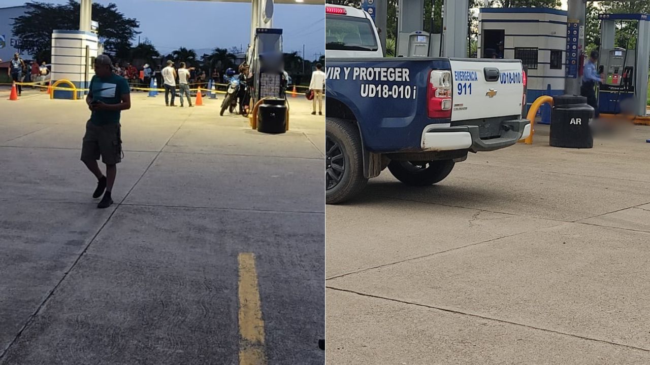 Asalto en gasolinera en Yoro deja un guardia muerto y dos heridos