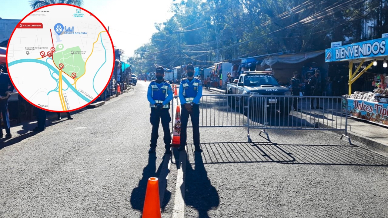 Listo plan de seguridad que incluye cierre de calles para el aniversario 446 de Tegucigalpa