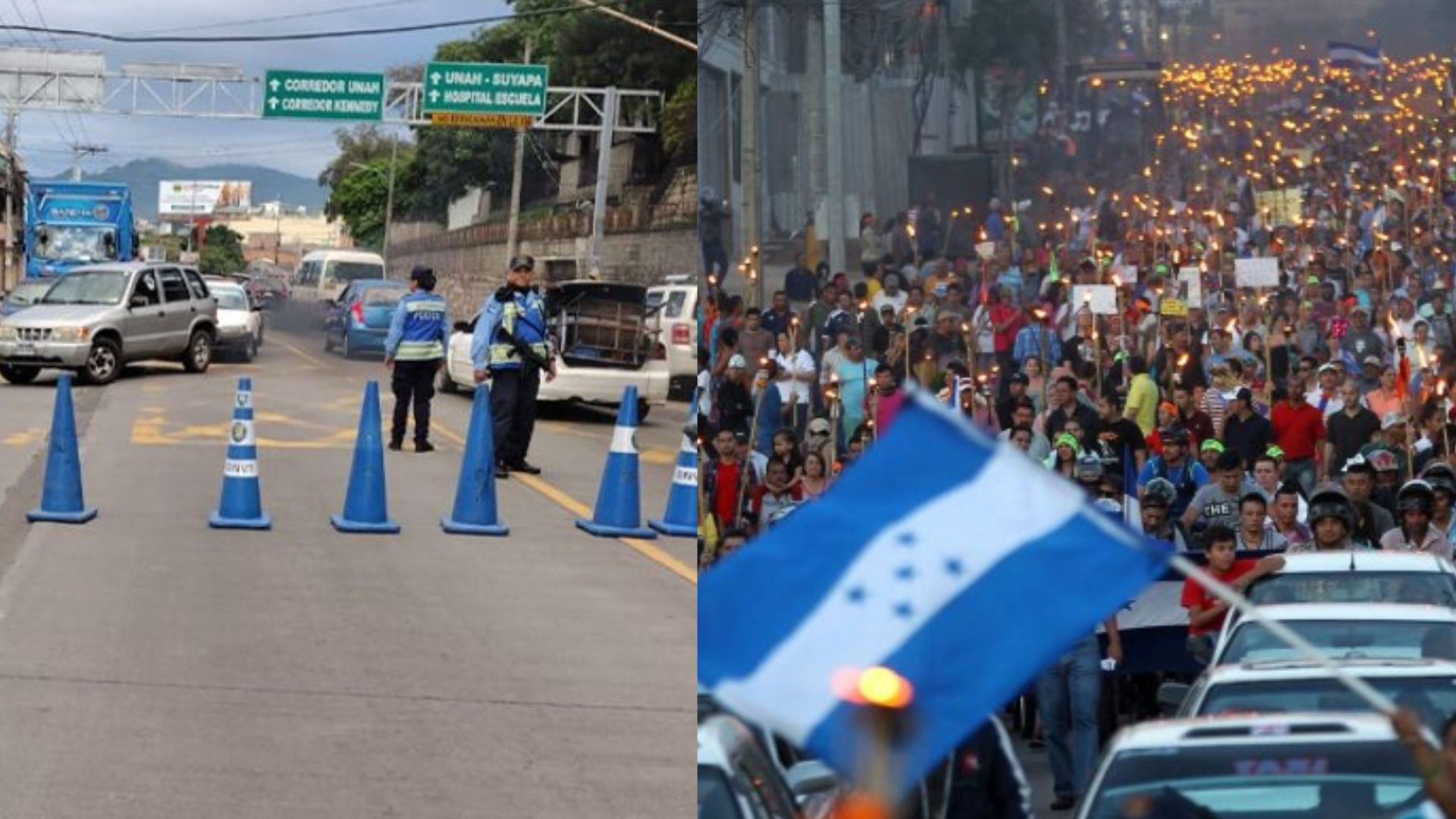 Estas son las rutas alternas ante el cierre de calles en Tegucigalpa