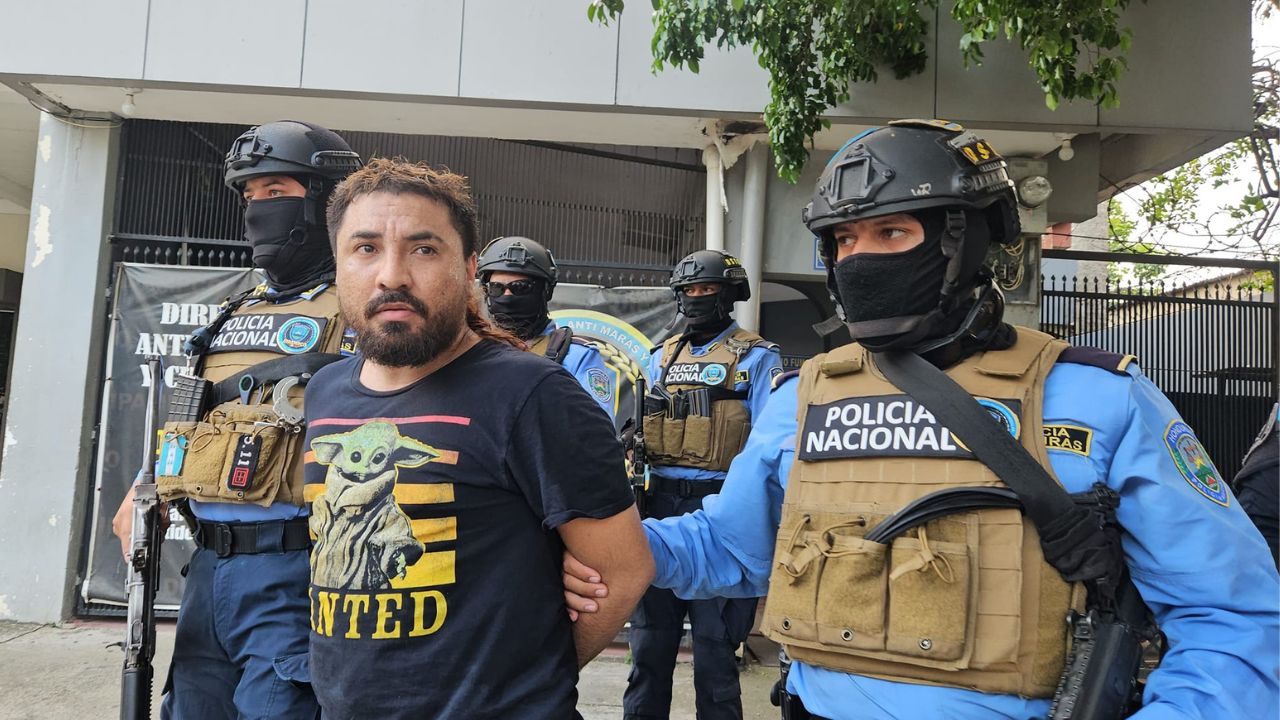 Cae el 'Chino Barro', líder de la 18 vinculado a secuestros y uno de los más buscados en Honduras