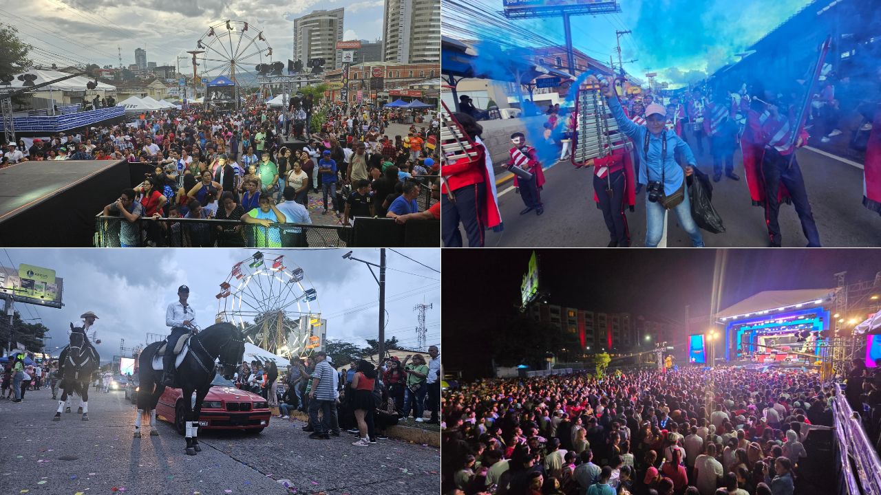 Éxito total en el Carnaval de Tegucigalpa por su 446 aniversario