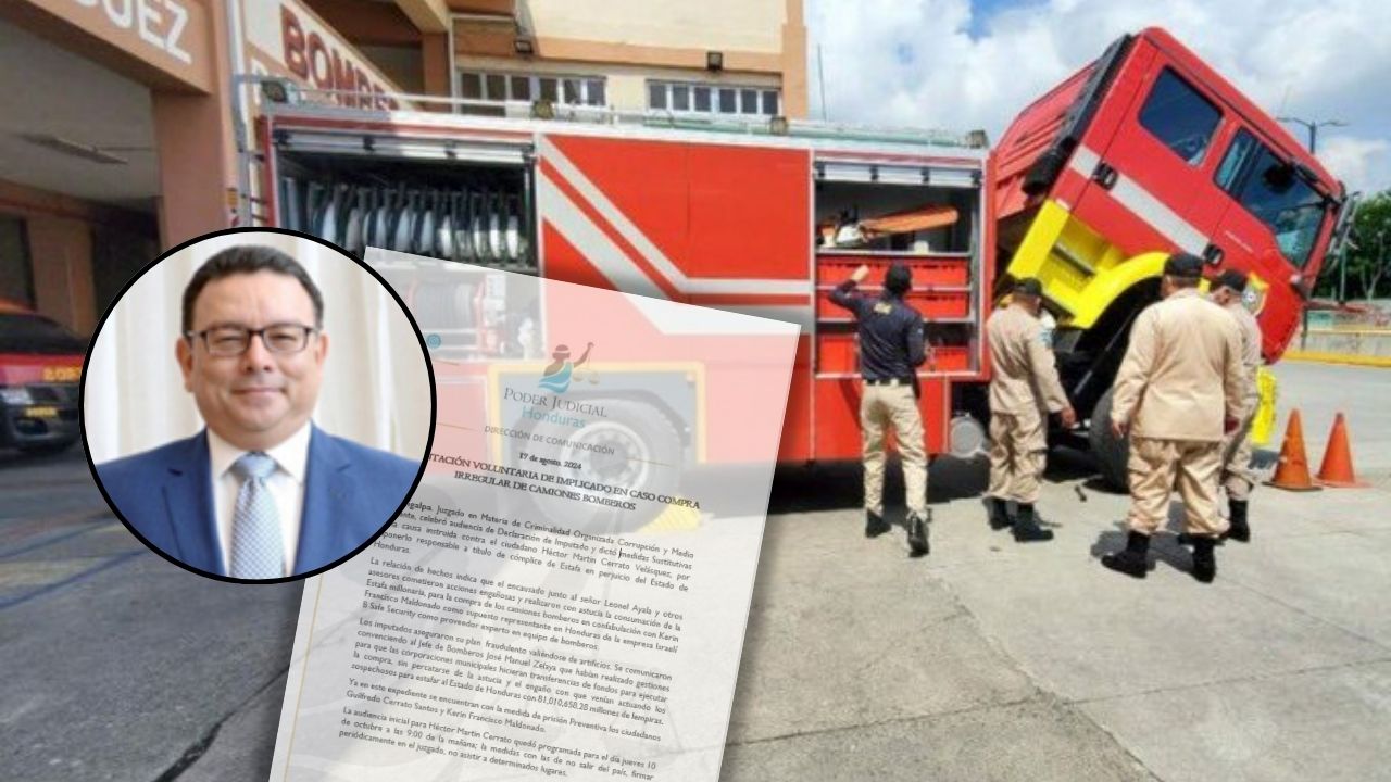 En libertad se defenderá acusado de estafa por compra de camiones de bomberos