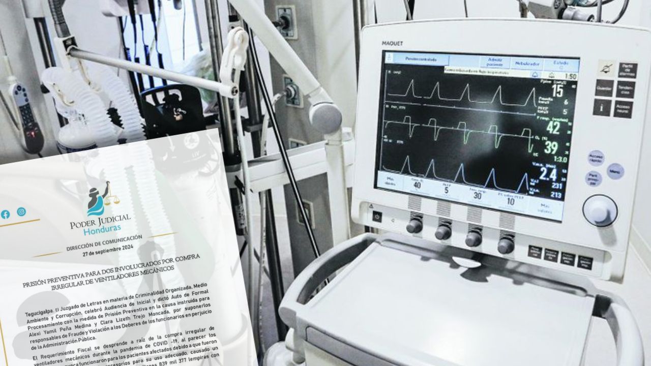 Prisión preventiva a señalados en compra irregular de ventiladores mecánicos