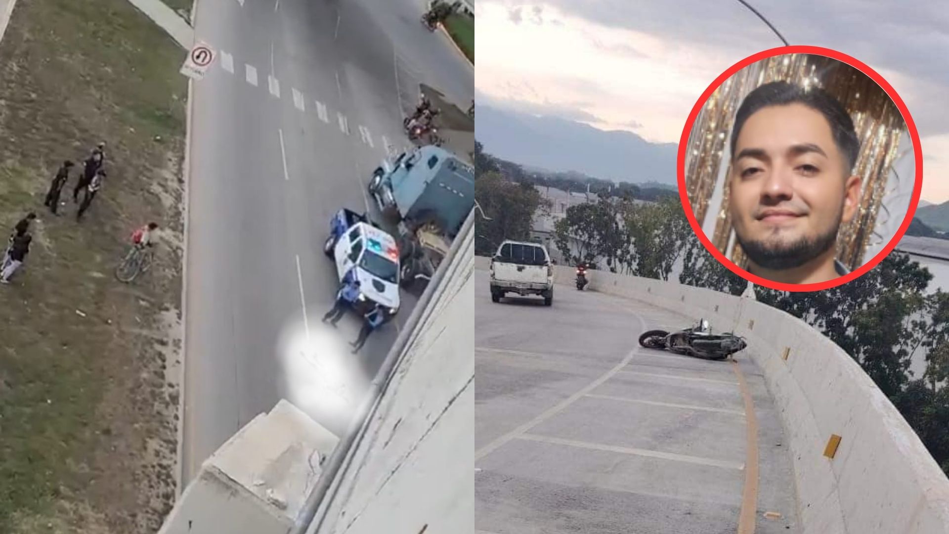 Ayudante de cocina era joven motociclista que murió tras caer de un puente en SPS