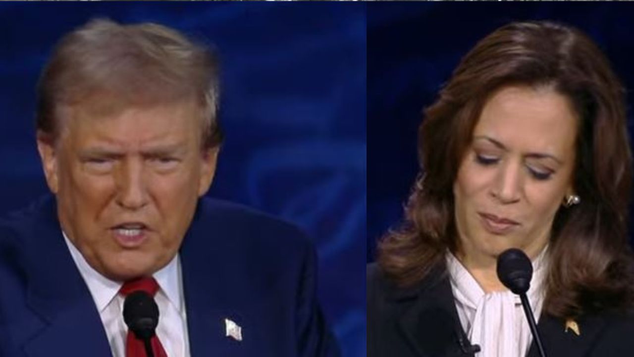 Trump acusa a los inmigrantes de comerse perros y gatos ante la mirada atónita de Harris
