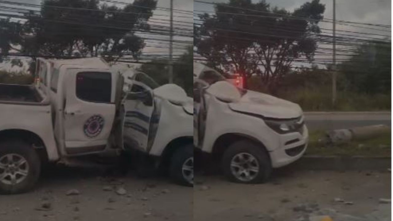 Muere empleado de Copeco al estrellarse contra un poste en Tegucigalpa