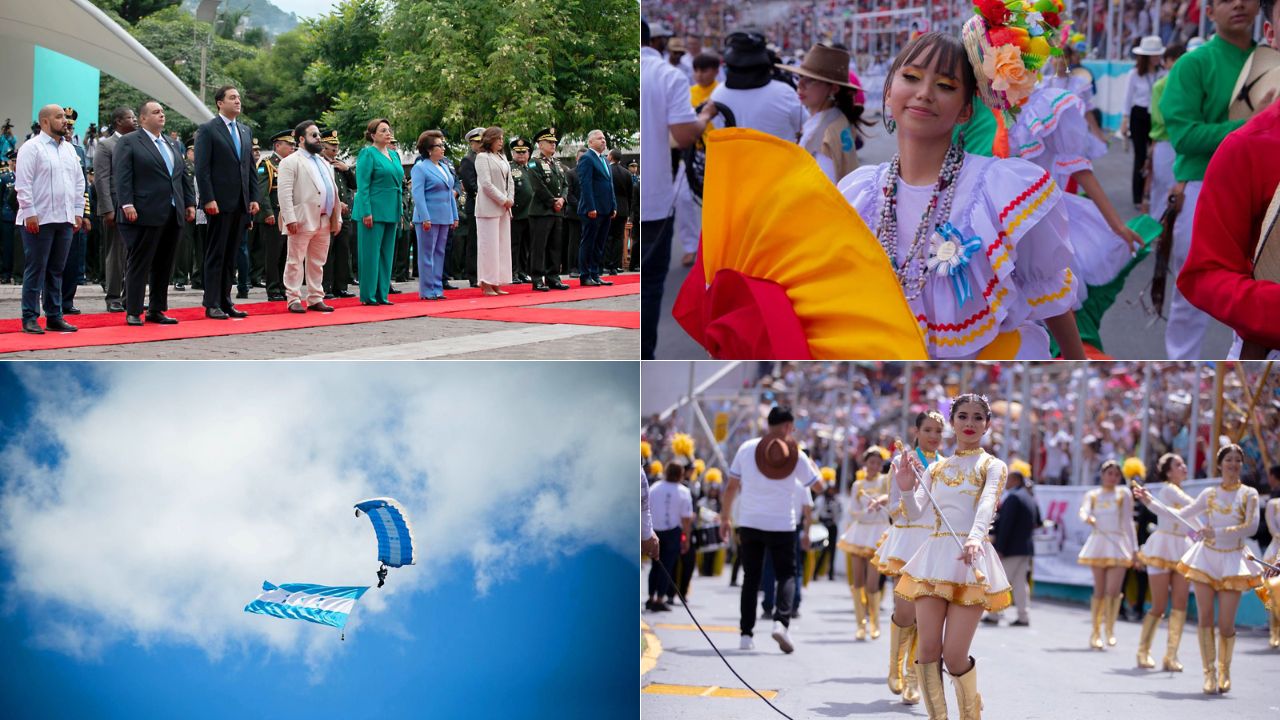 Entre crisis política y fervor patrio, Honduras celebró el 203 aniversario de su independencia