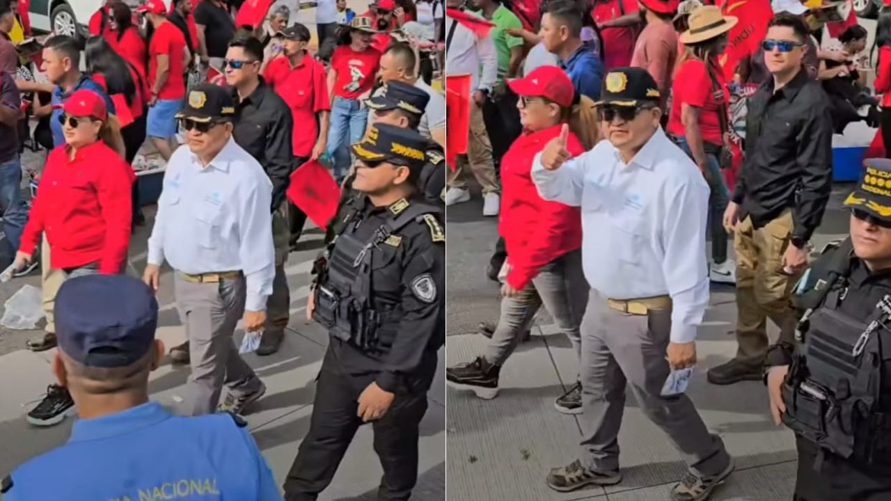 'Mi cargo es político': ministro Gustavo Sánchez tras aparición en mitin de Libre