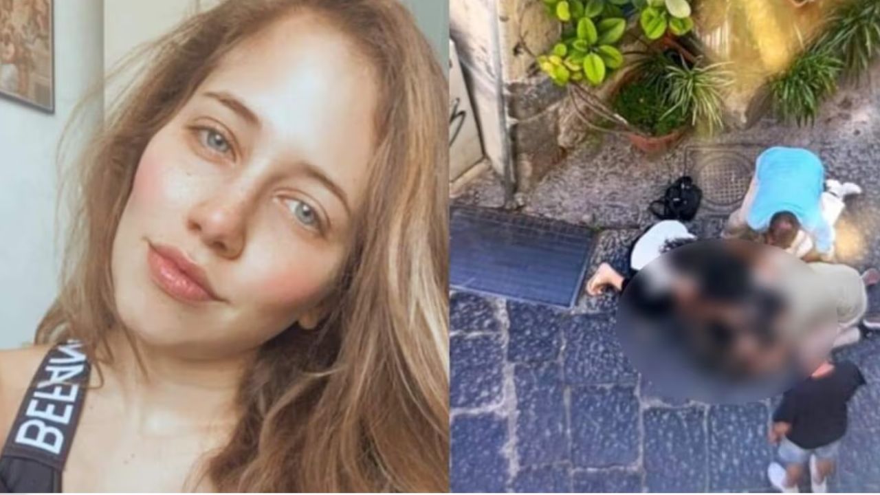 Joven que paseaba en el parque muere aplastada por estatua; video del momento
