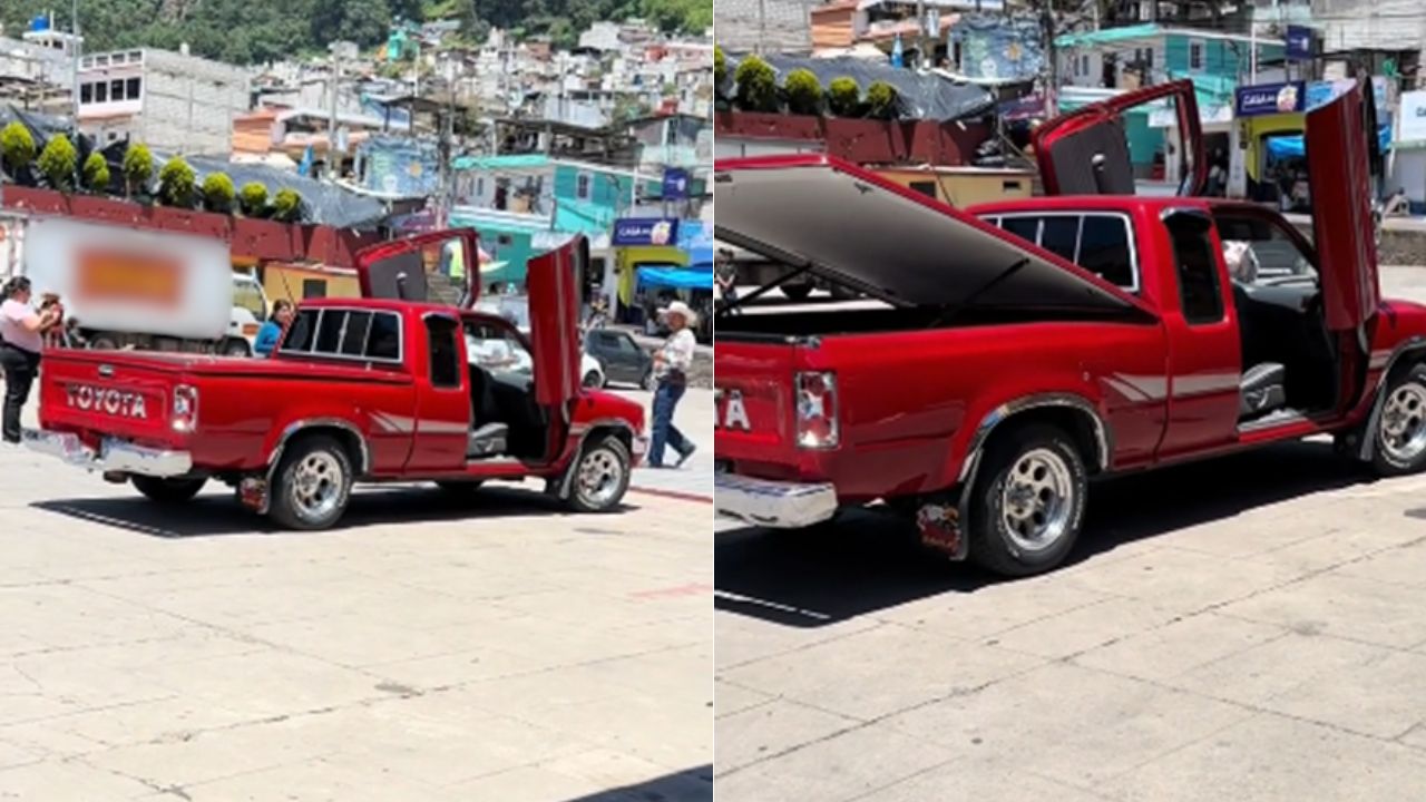 'Un LamborYota': captan peculiar automóvil modificado
