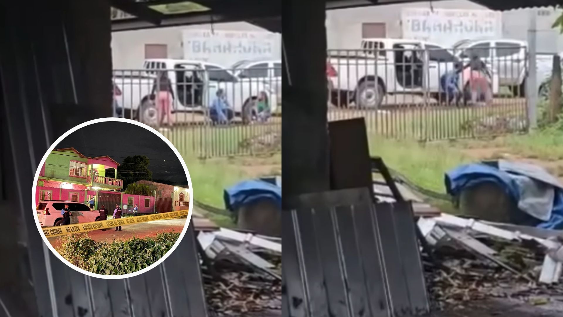 Revelan vídeo de cómo ocurrió la muerte de tres personas en Olancho