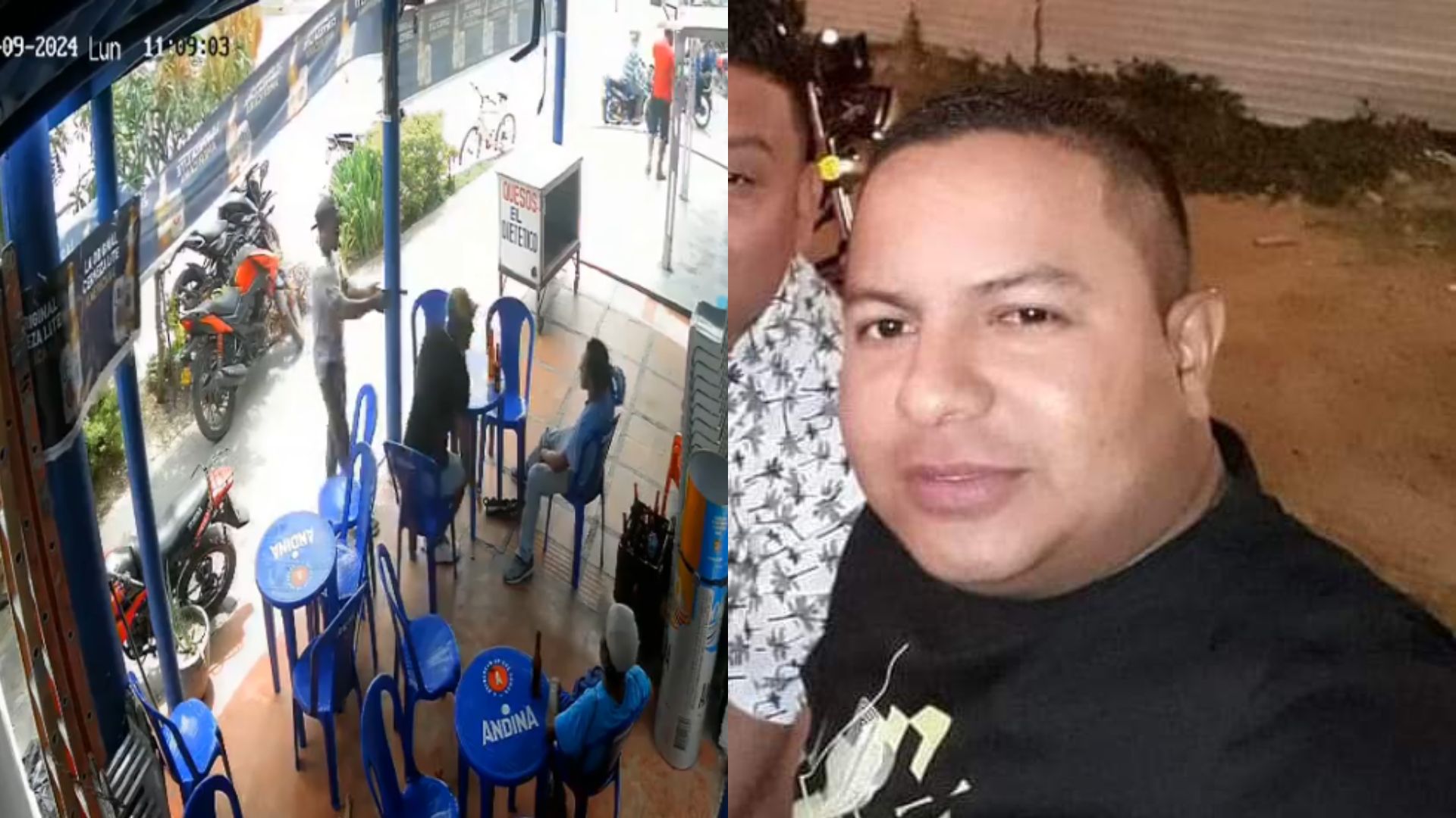 Sicarios llegan a matar a hombre a restaurante y todo queda en video