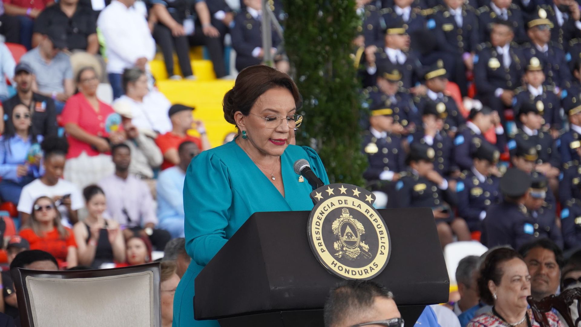 Xiomara Castro destaca sus logros el 203 aniversario de Independencia de Honduras