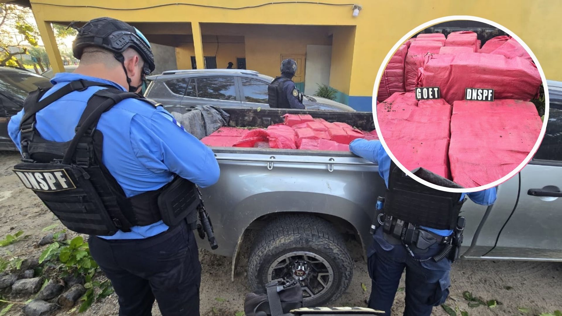 Capturan a hondureño que transportaba 350 paquetes de cocaína en la frontera con Nicaragua