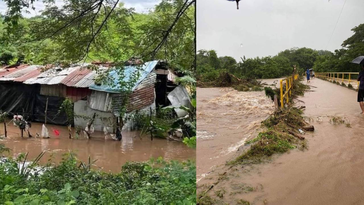 Muertos, damnificados, evacuados y calles destruidas por las intensas lluvias en Honduras