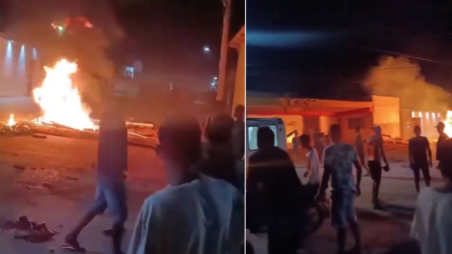 Multitud enardecida quema vivo a vendedor de paletas que abusó de un niño y luego lo mató