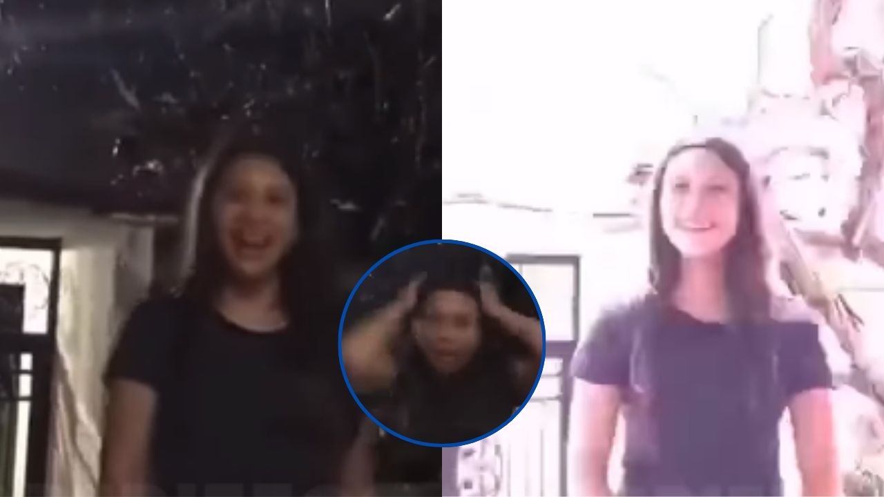 'Que me caiga un rayo', decía joven en broma y este cae cerca de ella