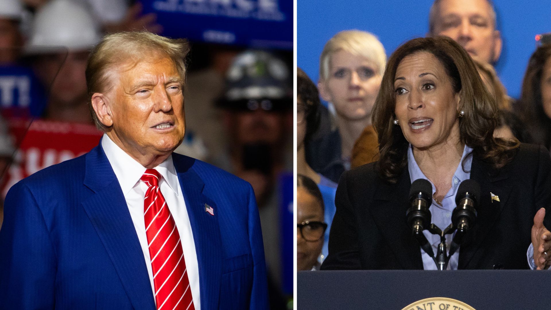 Las campañas de Harris y Trump aceptan debate con micrófonos silenciados fuera de turno