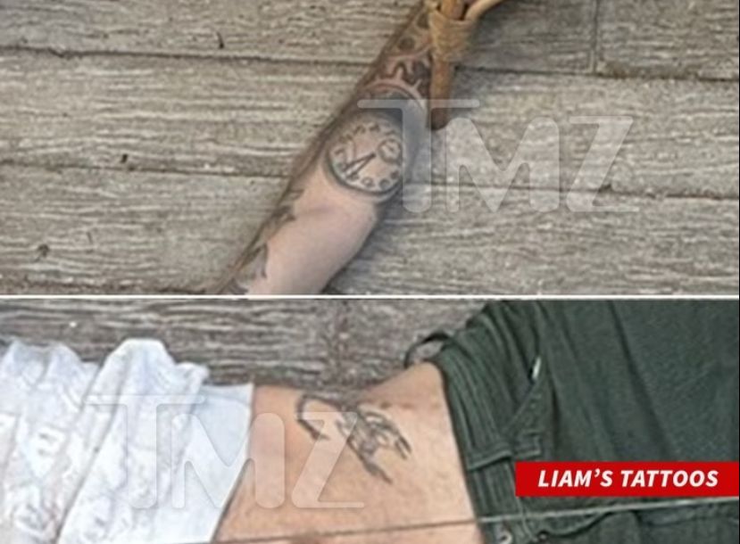 Brazo y abdomen de Liam Payne