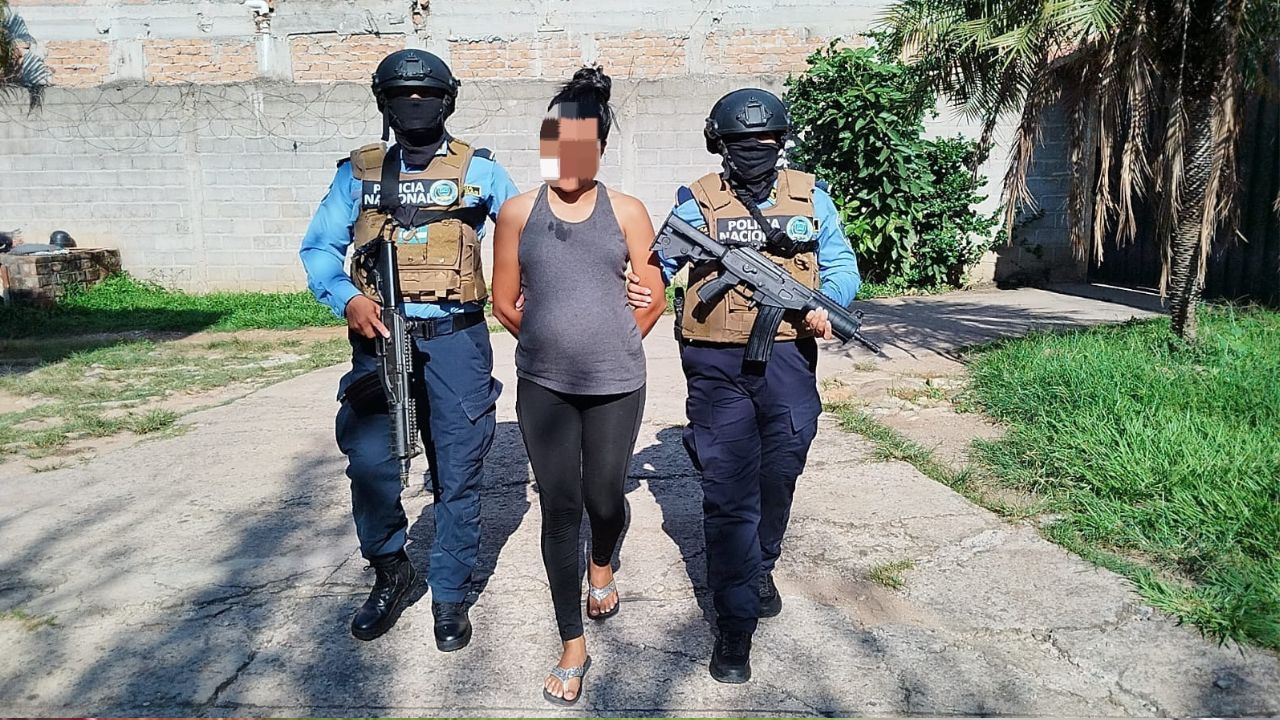 Capturan a hondureña embarazada por venta de droga en Comayagua
