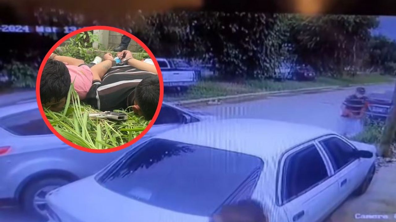 Video: Hombre dispara a supuestos ladrones después de cometer atraco en San Pedro Sula