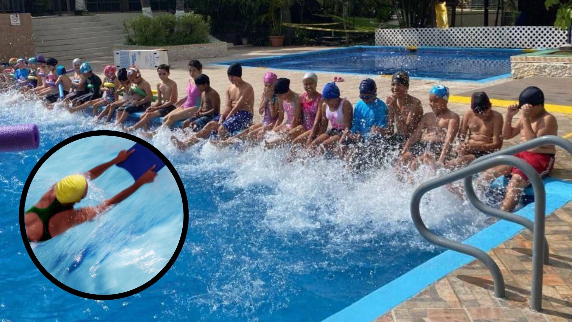 Anuncian clases gratuitas de natación para niñas y niños en Tegucigalpa