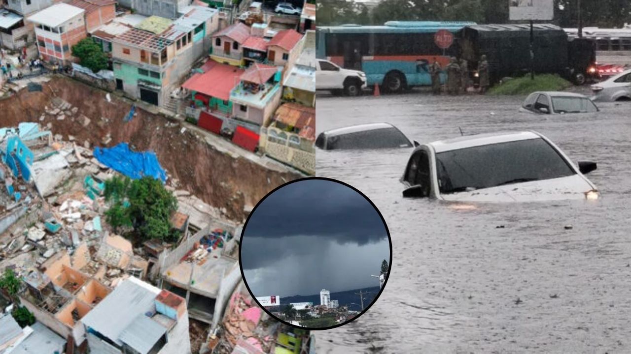 Más de 600 colonias están en riesgo por lluvias en el Distrito Central