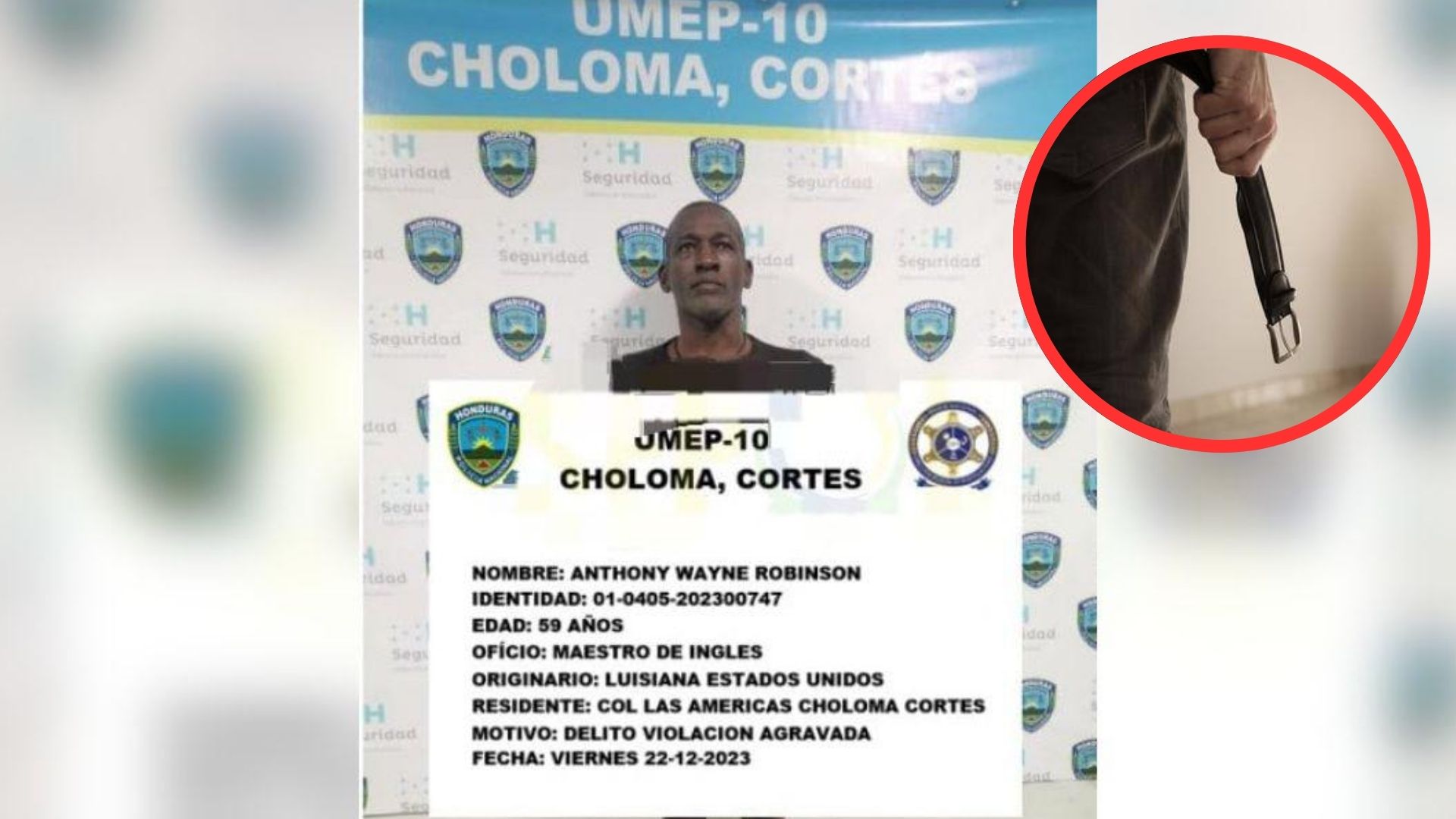 Hombre que se hacía pasar por maestro de inglés abusó de niño con epilepsia en Choloma