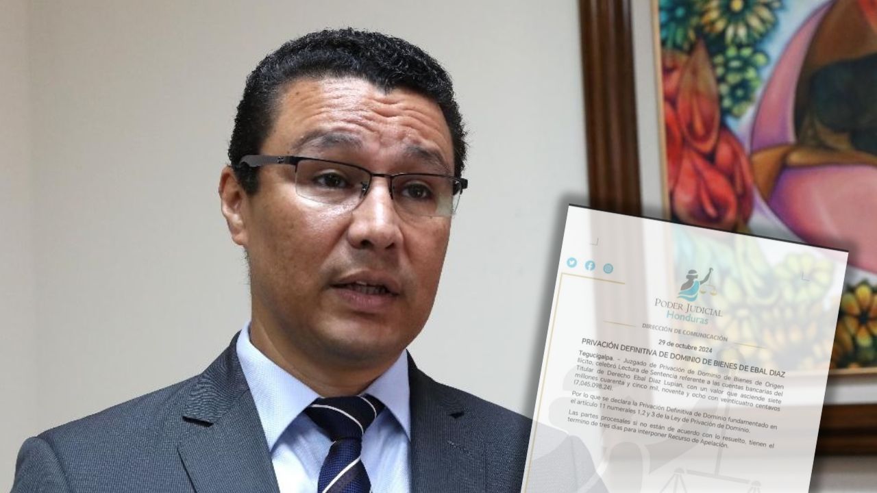 Confirman privación definitiva de cuentas de Ebal Díaz