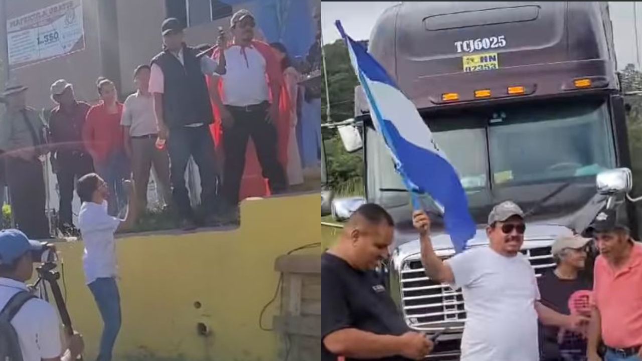 Así fue recibido en su natal Talanga, Elías Valladares, el trailero que evitó tragedia vial