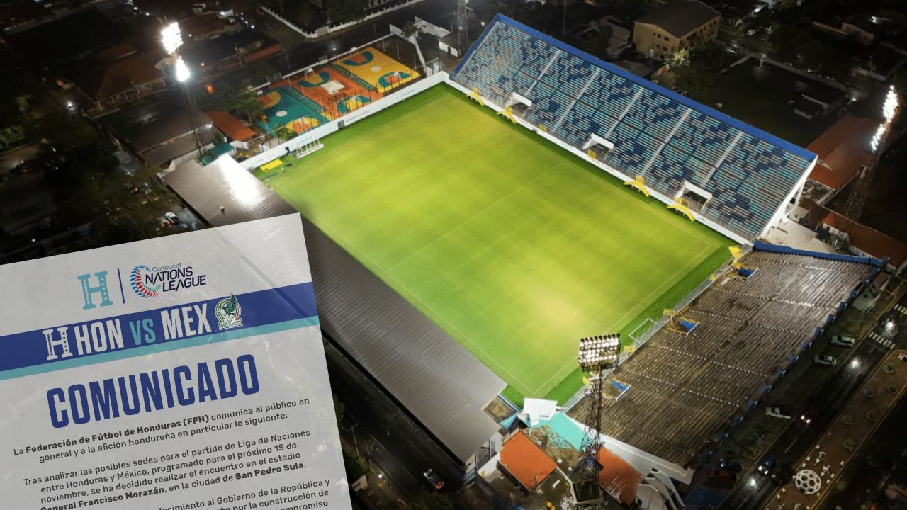 FFH confirma que juego Honduras vs. México será en el Francisco Morazán