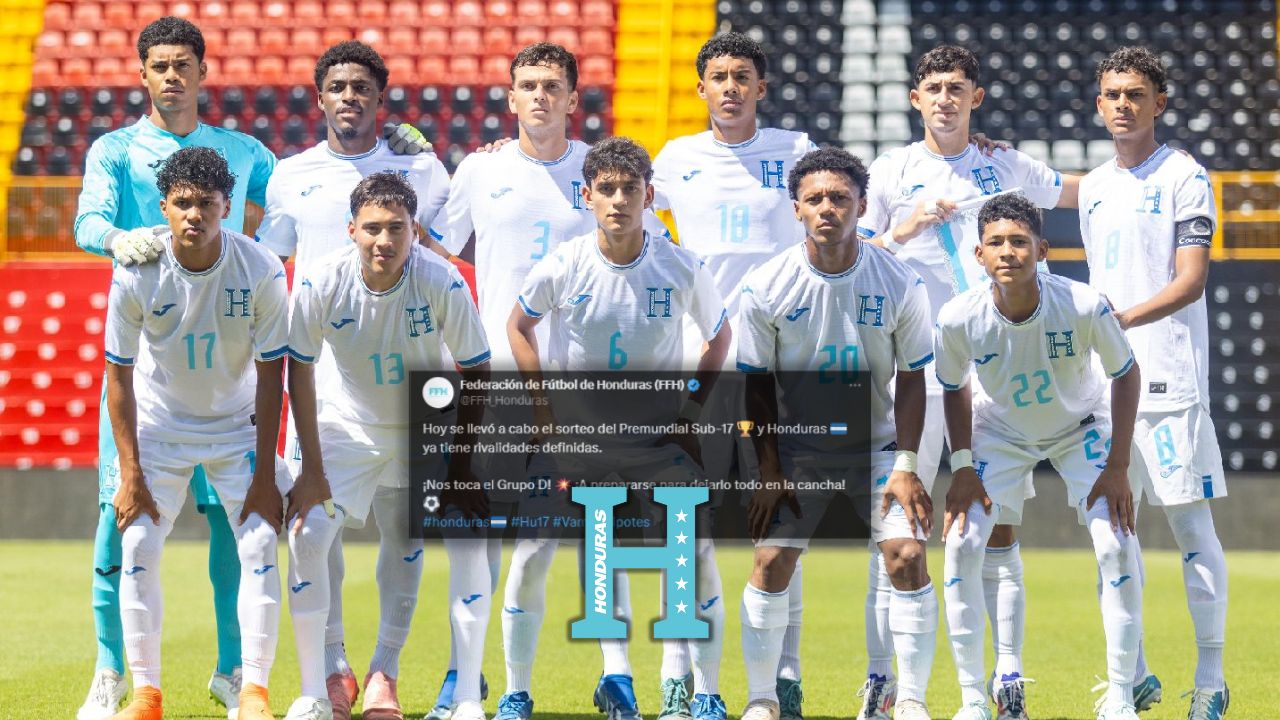 Confirman rivales de Honduras para premundial sub-17 de Concacaf