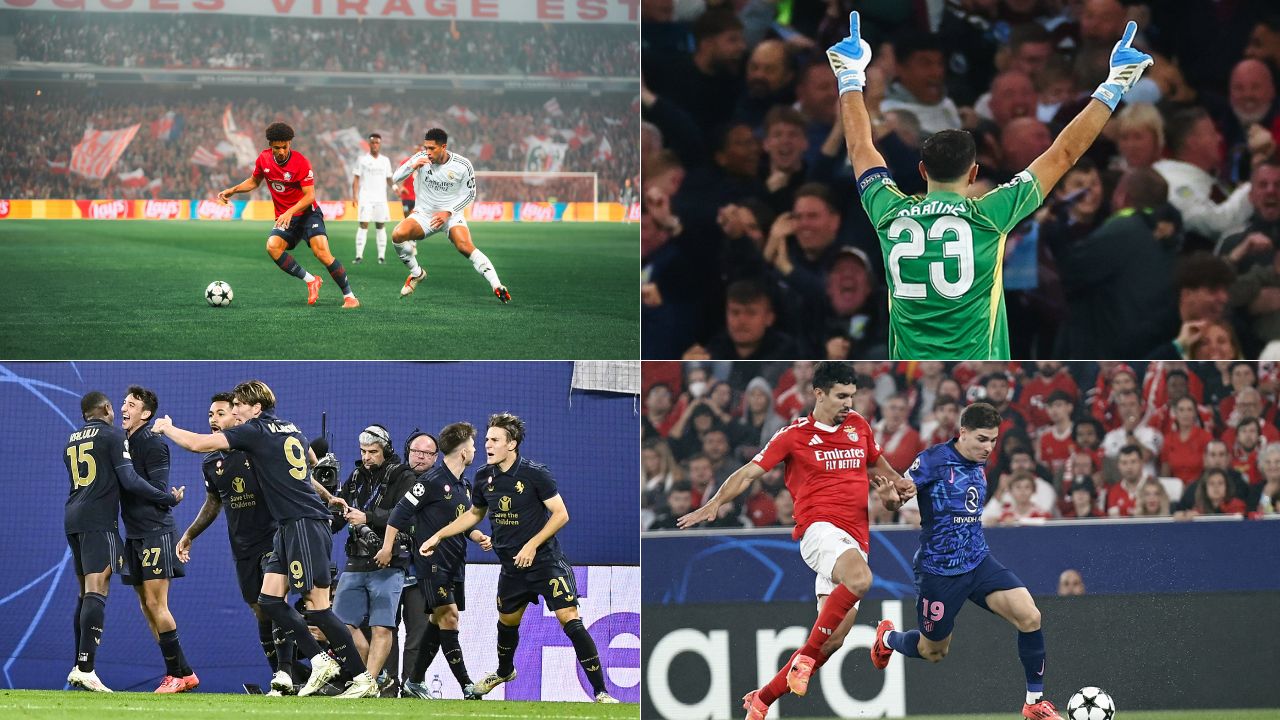 Champions League: sorprenden a Real Madrid en Francia, Bayern cae en Inglaterra y golean al Atlético en Portugal