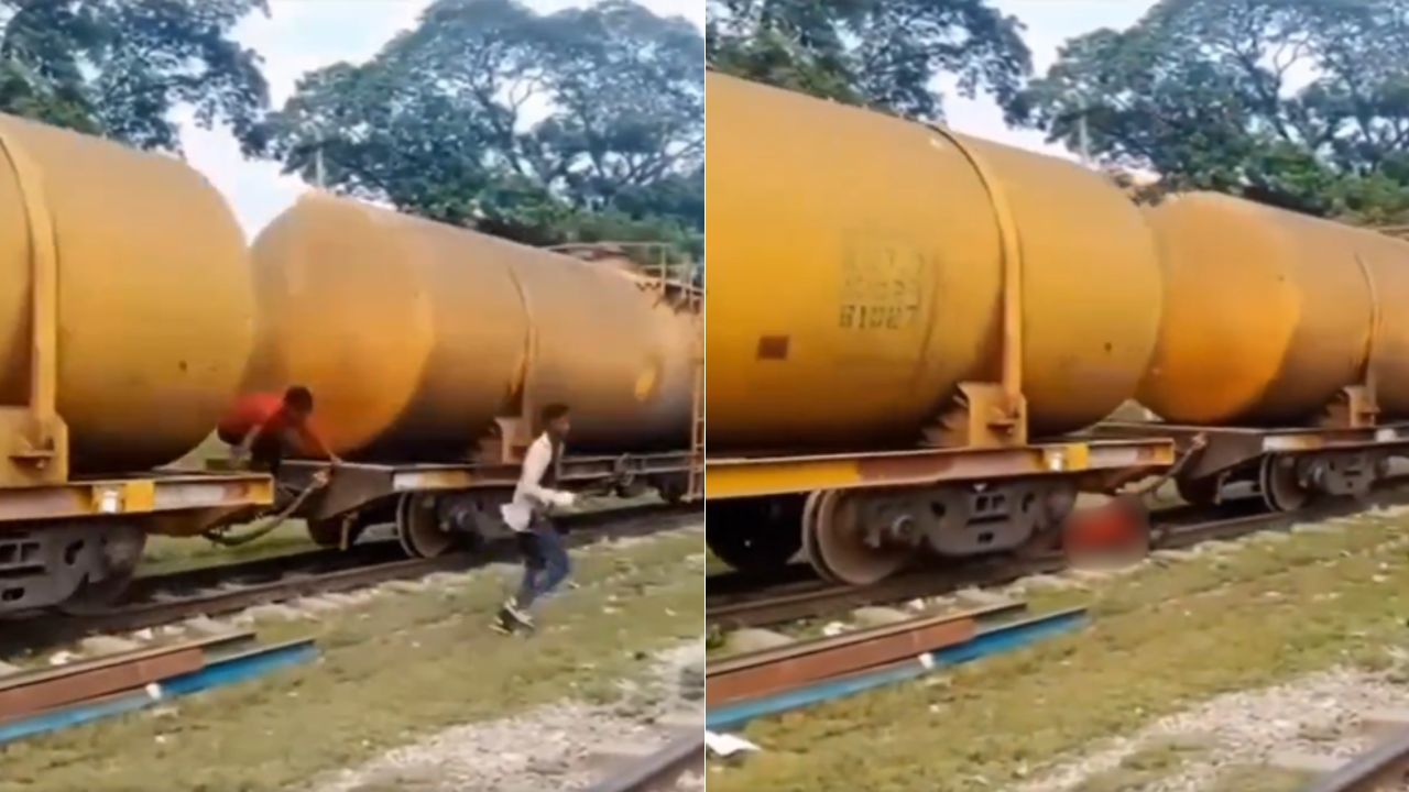 Captan muerte de joven que fue aplastado por tren en movimiento por grabar un tiktok