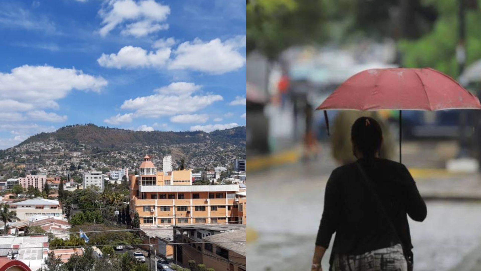 Pronóstico de lluvias en 14 departamentos de Honduras para este domingo