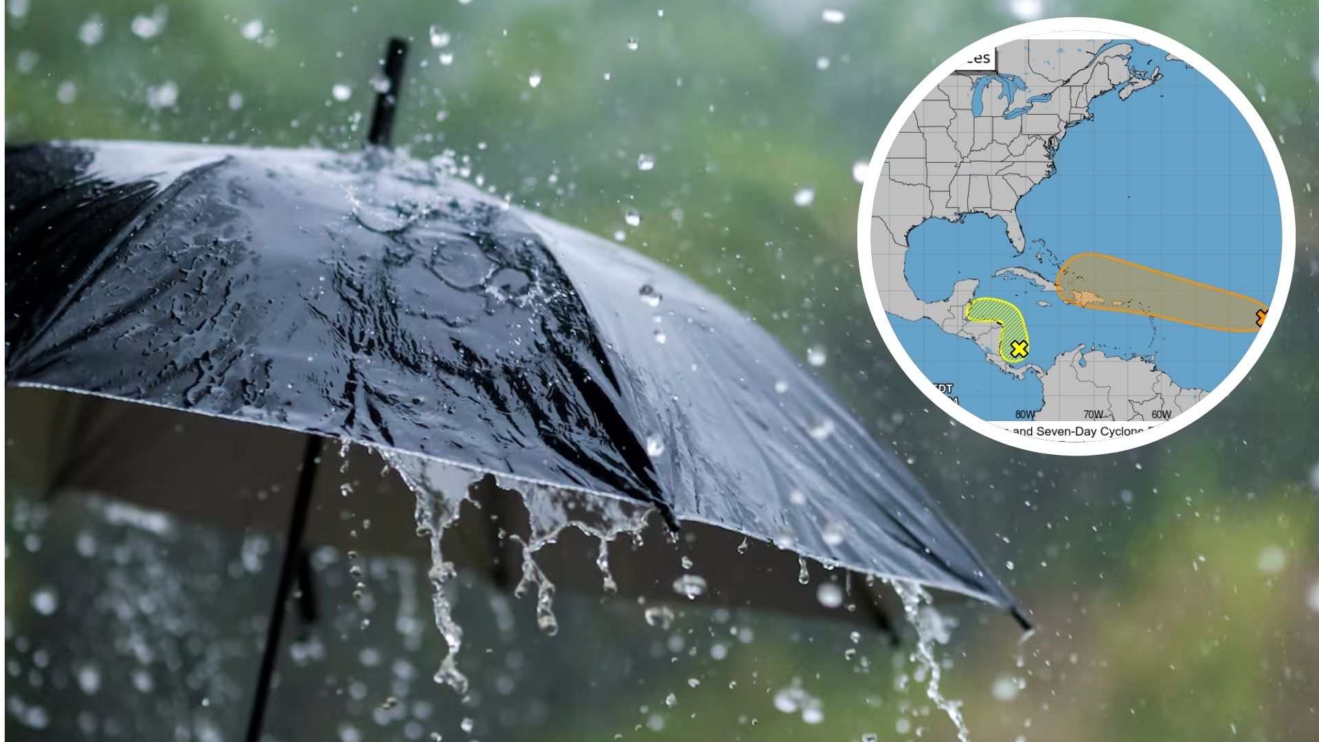 Depresión tropical dejará fuertes lluvias este fin de semana en Honduras