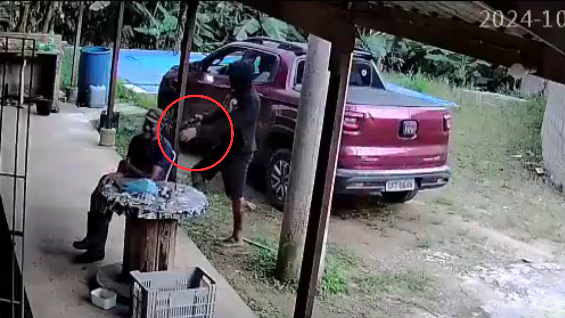Sale a luz video del momento en que matan a empleado de una finca